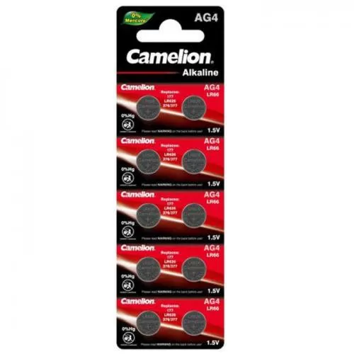 Установка элементов питания в часах Camelion